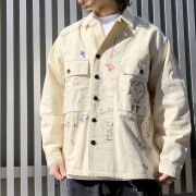 スリフティルック THRIFTY LOOK メモリアルジャケット MEMORIAL M-43 JACKET 生成り オフホワイト