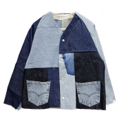 スリフティルック THRIFTY LOOK デニムエンジニアジャケット Levi's DENIM REMAKE ENGINEERED JACKET リメイク ブルー BLUE (#6)