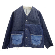 スリフティルック THRIFTY LOOK デニムエンジニアジャケット Levi's DENIM REMAKE ENGINEERED JACKET リーバイスリメイク リジッドデニム RIGID インディゴ (#1)