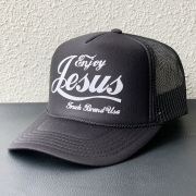 トラックブランド TRUCK BRAND メッシュキャップ ENJOY JESUS TRUCKER CAP トラッカーキャップ 帽子 ブラック 黒 BLACK