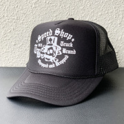 トラックブランド TRUCK BRAND メッシュキャップ SPEED SHOP TRUCKER CAP トラッカーキャップ 帽子 ブラック 黒 BLACK