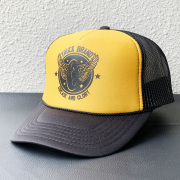 トラックブランド TRUCK BRAND メッシュキャップ TIRE TRUCKER CAP トラッカーキャップ 帽子 ブラック/ゴールド 黒 BLACK