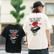 全2色 バンズ VANS ヴァンズ Tシャツ DEEP CUT S/S Tee バックプリント ホワイト 白 WHITE ブラック 黒 BLACK