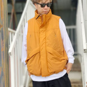 ワイルドシングス WILD THINGS 中綿ベスト MONSTER VEST モンスターベスト ビッグシルエット アウター プリマロフト ECWCS LEVEL7 ダイダイ DAIDAI  WT21215SN