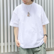 全2色 ワイルドシングス WILD THINGS Tシャツ DRY COTTON S/S Tee 半袖 無地 ホワイト ブラック WHITE BLACK 白 黒 WT24057KB