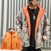 ワイルドシングス WILD THINGS リバーシブルジャケット REVERSIBLE BELAY JACKET アウター プリマロフト オレンジ ORAGE リアルツリー REAL TREE WT24120SK