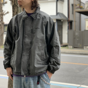 ワイルドシングス WILD THINGS ガーメントダイユーティリティジャケット GARMENT DYE UTILITY JACKET スイングトップ ライトアウター ブラック 黒 BLACK WT25007AD