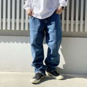 ラングラー WRANGLER デニム ジーンズ US企画 RELAX FIT JEANS 日本未発売 リラックスフィット ルーズフィット バギーデニム BAGGY DENIM ミディアムインディゴ
