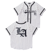 【SALE 20%OFF】エクストララージ XLARGE ベースボールシャツ STUDDED BASEBALL JERSEY ホワイト 白 WHITE 101252013005