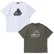 【SALE 20%OFF】全2色 エクストララージ XLARGE Tシャツ OLD OG S/S TEE 半袖 定番ロゴ ホワイト 白 WHITE オリーブ OLIVE 101253011004