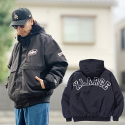 全2色 エクストララージ XLARGE ナイロンジャケット NYLON PUFFER JACKET 中綿ジャケット ブラック 黒 BLACK カモ 迷彩 101253021010