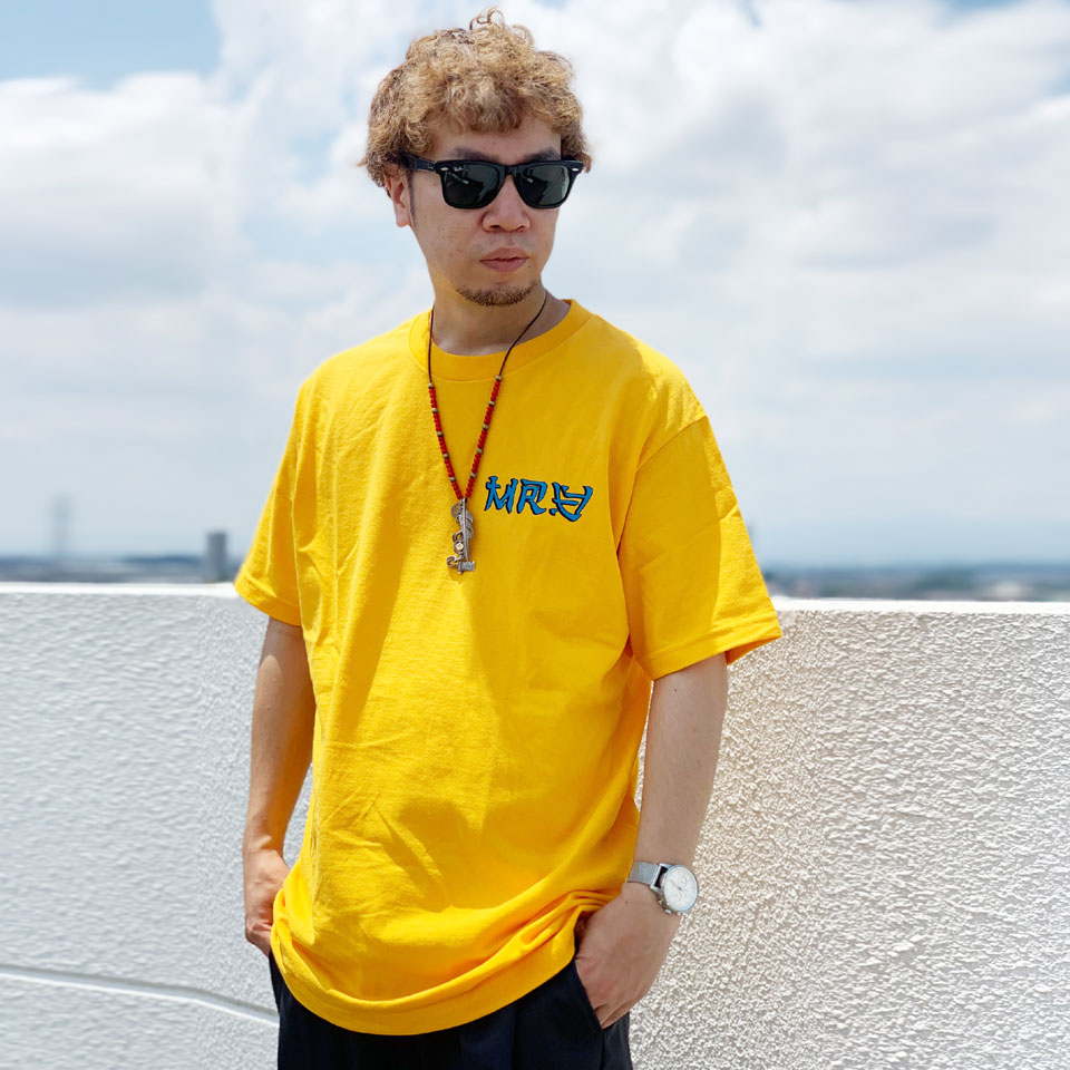 MRV by Mr.vibes Tシャツ ANIMAL CHILL S/S Tee 半袖 オリジナル イエロー
