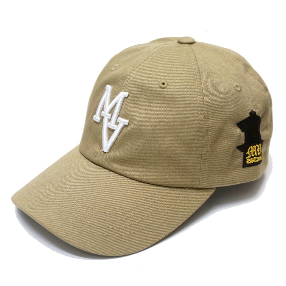MRV by Mr.vibes ローキャップ WORLD SERIES 6PANEL CAP  帽子 オリジナル ベージュ BEIGE カーキ