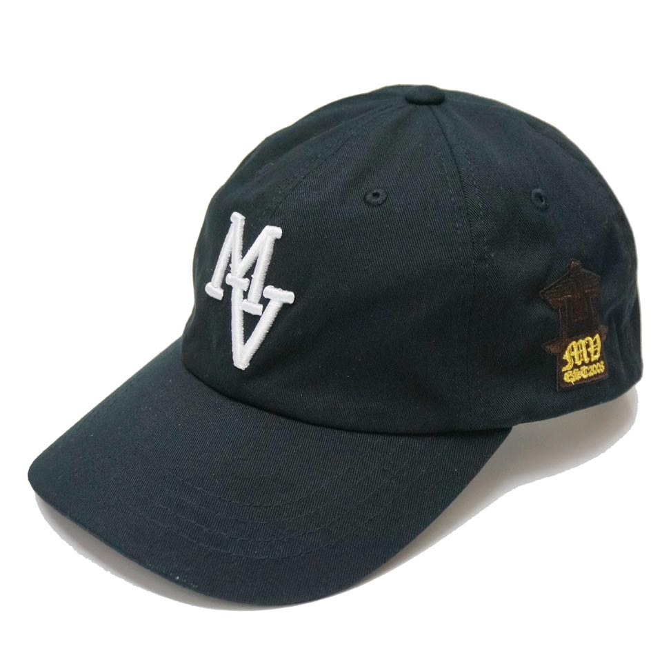 MRV by Mr.vibes ローキャップ WORLD SERIES 6PANEL CAP  帽子 オリジナル ブラック 黒 BLACK