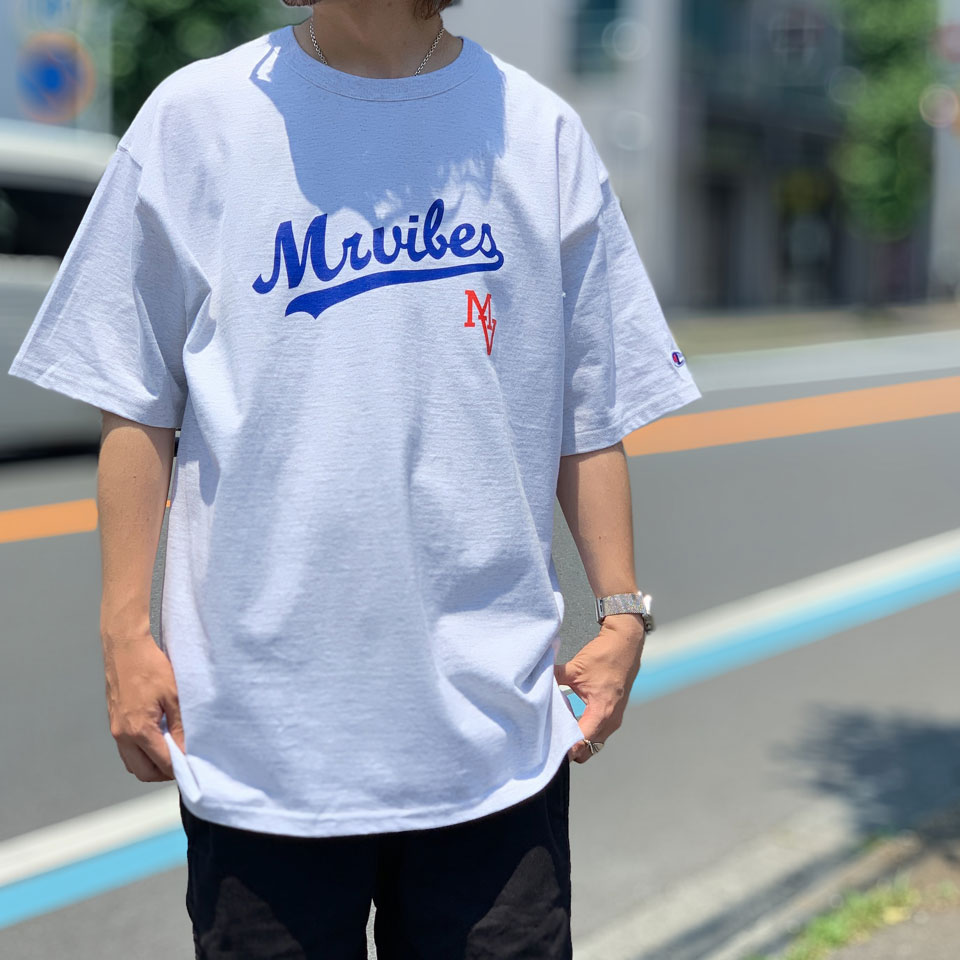 MRV by Mr.vibes Tシャツ SCRIPT S/S Tee 半袖 オリジナル シルバーグレー 灰色 SILVER GREY