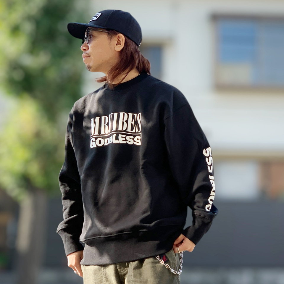 MRV / 15.5oz NM GOD BLESS CREWNECK SWEAT