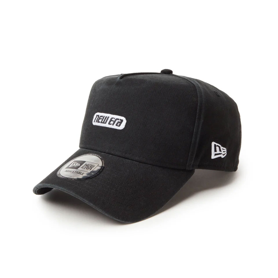 ニューエラ NEW ERA キャップ 9FORTY A-Frame Super Heavy Wash Racer Logo 帽子 ブラック 黒 BLACK 14307489