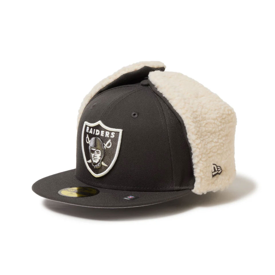 ニューエラ NEW ERA キャップ 59FIFTY Dog Ear ドッグイヤー ラスベガス・レイダース LAS VEGAS RAIDERS ダークピューター 14668178
