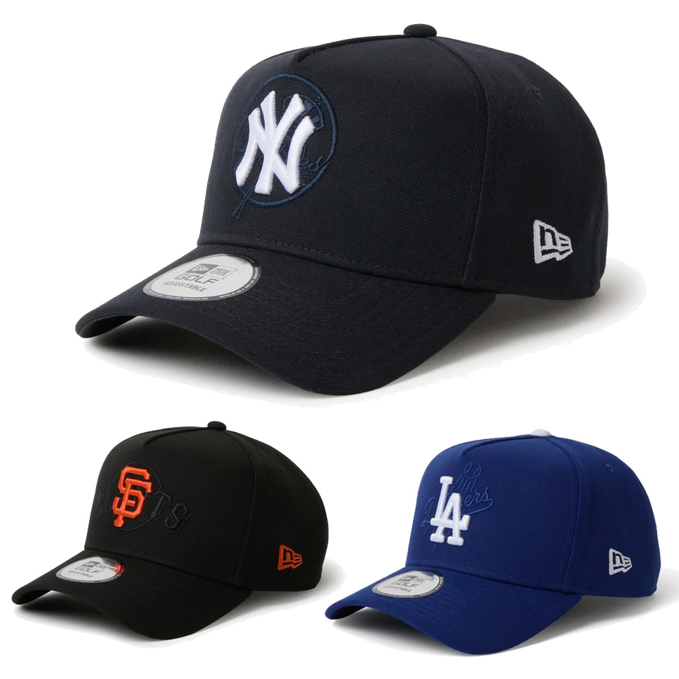 NEW ERA ニューエラ 9FORTY A-Frame DOUBLE LOGO (15125366 / 15125363 / 15125350)