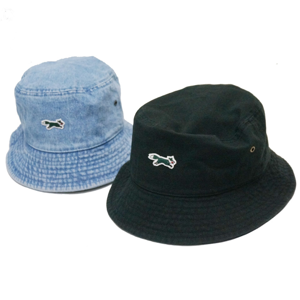 全2色 PENNEY'S ペニーズ バケットハット FOX BUCKET HAT フォックス ブラック ライトブルー デニム BLACK LIGHT BLUE 黒