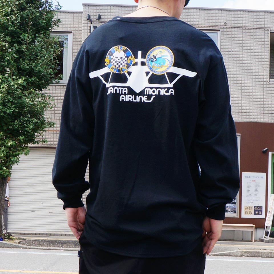 90's サンタモニカエアラインビンテージTシャツ L スティーブ 90's サンタモニカエアラインビンテージTシャツ L スティーブ
