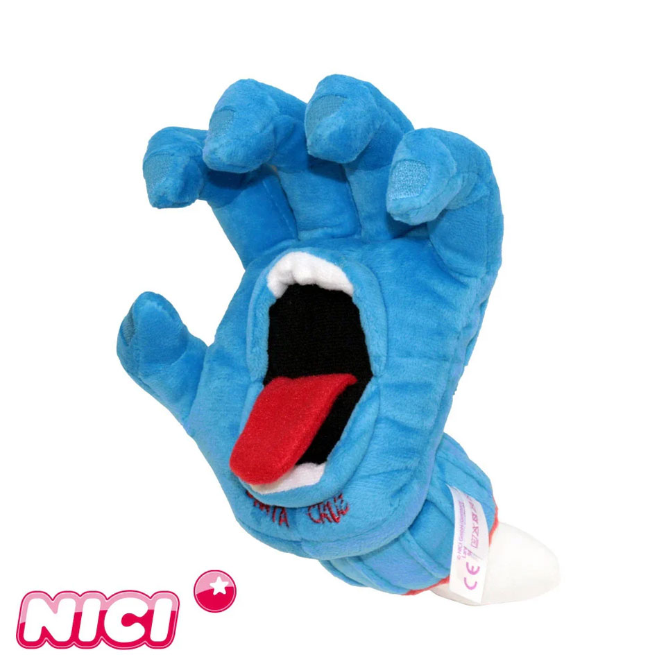 サンタクルーズ SANTA CRUZ サンタクルズ ぬいぐるみ NICI SCREAMNG HAND LIMITED SOFT TOY 25cm スクリーミングハンド ブルー 青 BLUE