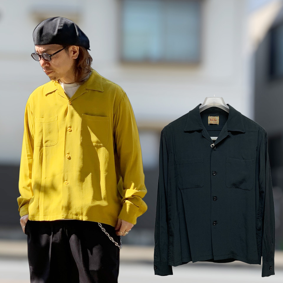 全2色 STYLE EYES スタイルアイズ BOWLING L/S SHIRTS (Lot No.SE29660)