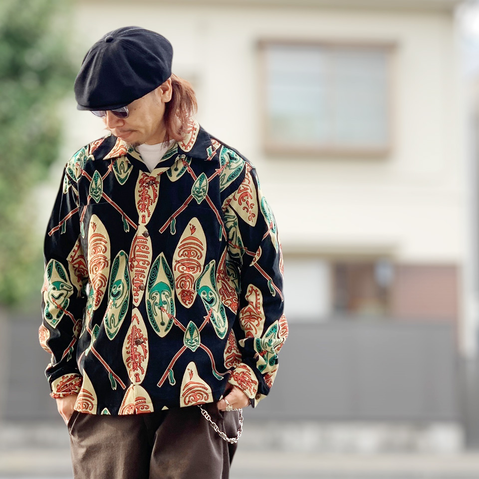 SUN SURF / L/S CORDUROY SHIRT “GOD'S SHIELD”