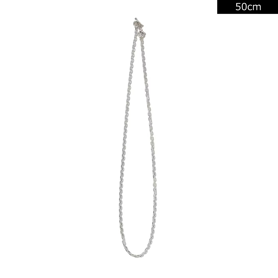SUN SURF サンサーフ SILVER CHAIN PLUMERIA by FIRST-ARROW's 50cm (Lot No. SS02897)