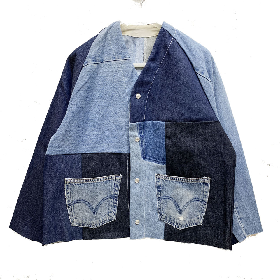 スリフティルック THRIFTY LOOK デニムエンジニアジャケット Levi's DENIM REMAKE ENGINEERED JACKET (#1) リーバイスリメイク ブルー BLUE