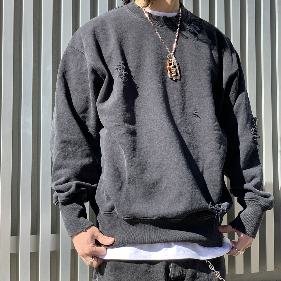 THRIFTY LOOK / WORN-OUT CREW SWEAT
