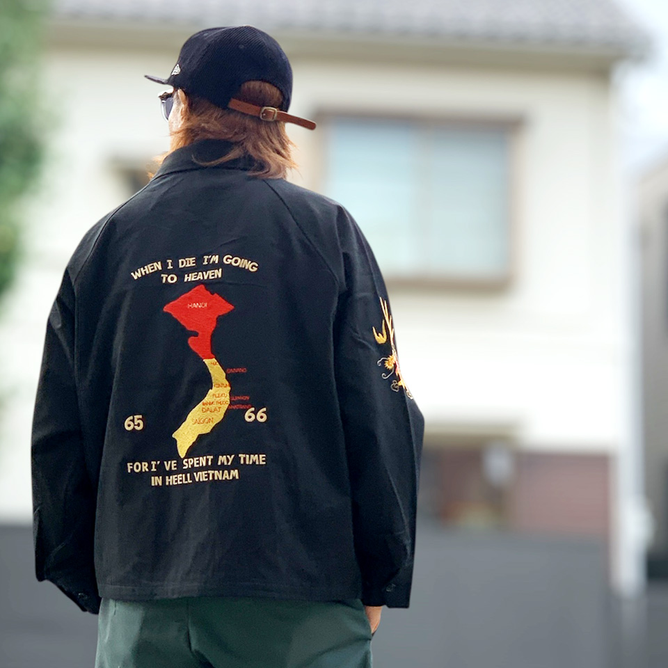 THRIFTY LOOK / SOUVENIR VIET-NAM 1965 JACKET COTTON TWILL