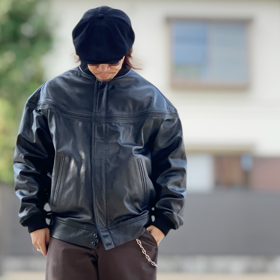 TOWN CRAFT / LEATHER DERBY JACKET