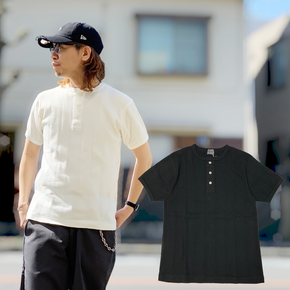 全2色 WHITESVILLE ホワイツビル NEEDLE OUT S/S HENLEY NECK T-SHIRT (WV79680)