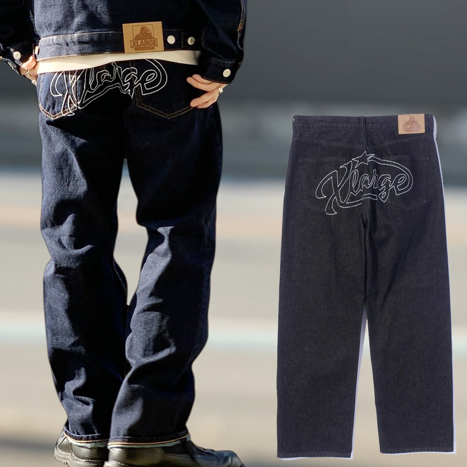 XLARGE / STAR LOGO DENIM PANTS
