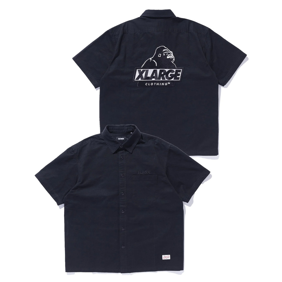 XLARGE エクストララージ SLANTED OG S/S WORK SHIRT (101262014003)
