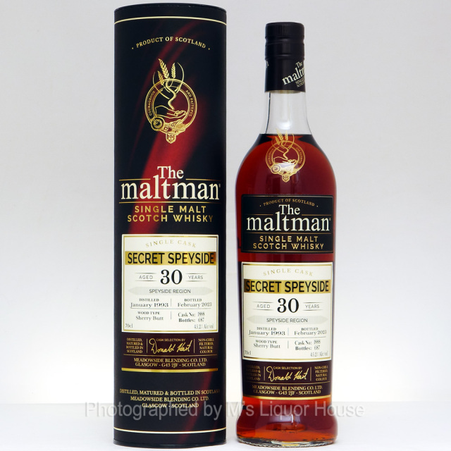 ザ モルトマン シークレットスペイサイド 1993 30年 700ml