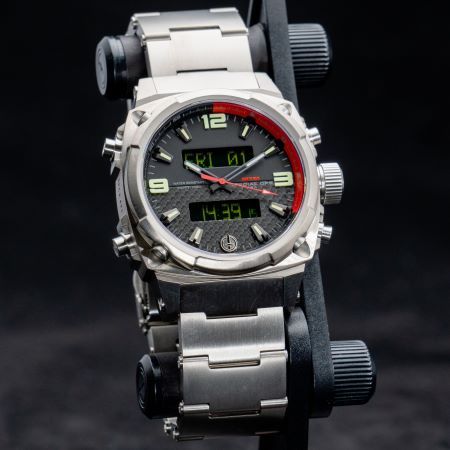 Air Stryk II Silver - Carbon Red - Tit Band - MTM WATCH JAPAN 公式