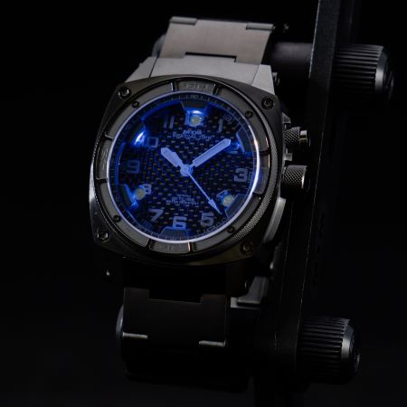 Falcon Black On Black Titanium -Tit Band - MTM WATCH JAPAN