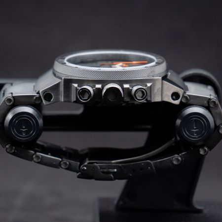 Predator II Black Tit Black Dial Black Sub Dial Lumi Number - Tit