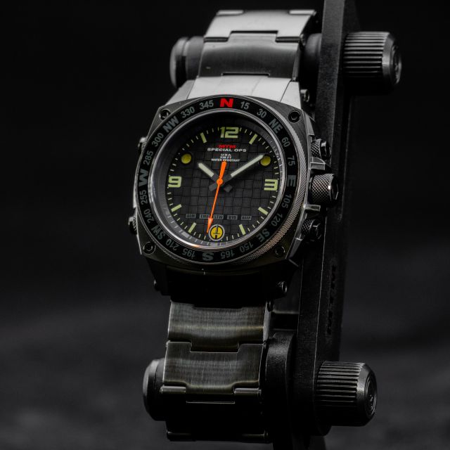 無料TRIAL】Silencer Black - Stainless Steel Band - MTM WATCH