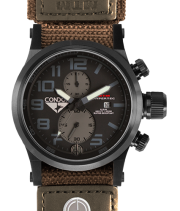HYPERTEC CHRONO 2A - CONDOR Edition BLACK CASE – BLACK/GREY DIAL