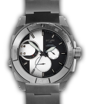 US-744X Silver - Black-Silver Dial - Silver Tit Band