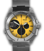 US-744X Silver - Yellow Dial - Silver Tit Band