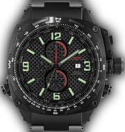 Cobra Black - Carbon Lumi Dial - Tit Band