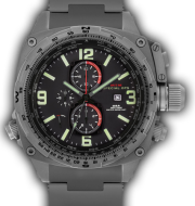Cobra Grey - Black Dial - Tit Band