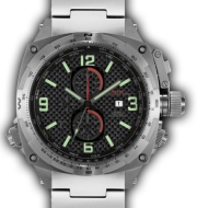 Cobra Silver - Carbon Lumi Dial - Tit Band
