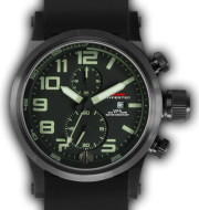 HYPERTEC CHRONO 2A Black Black-Lumi Dial - Black Rubber II - Black Buckle