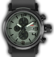 HYPERTEC CHRONO 3A Black Grey Dial - Grey Rubber II - Black Buckle
