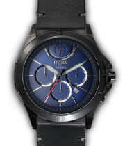 Oconus  Black - Blue I Dial - OC Leather Black - Black Buckle
